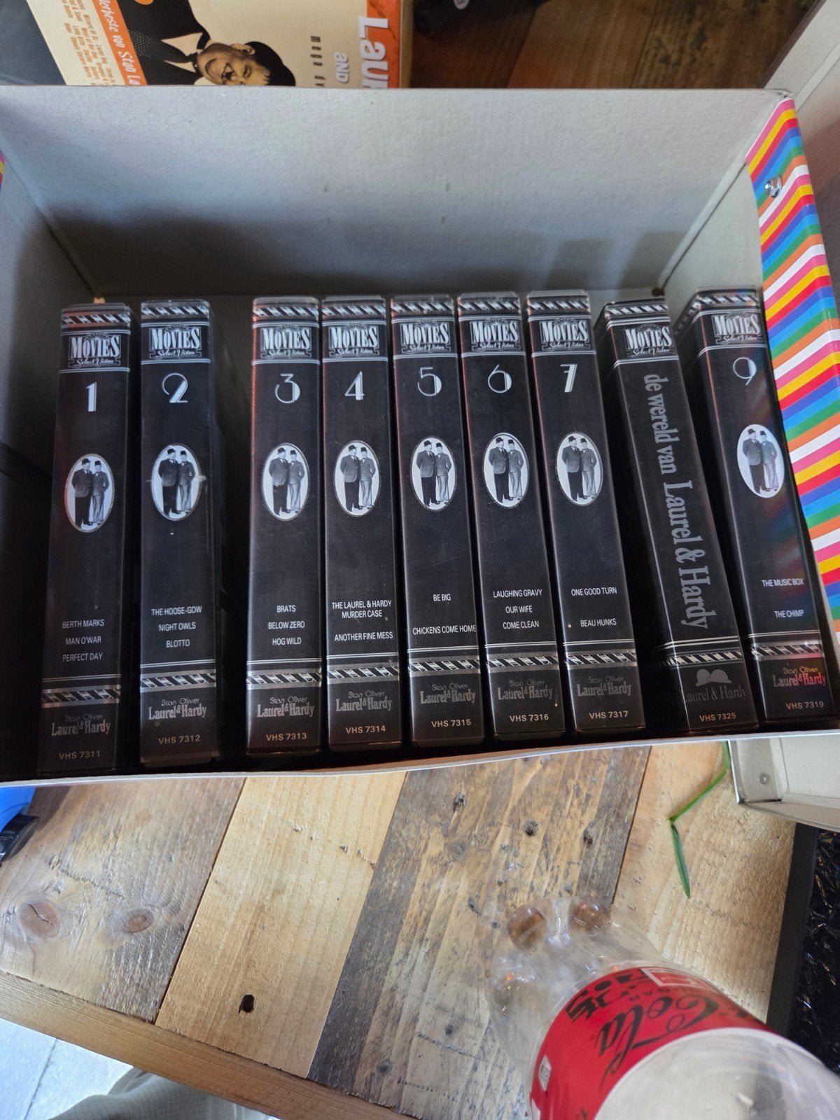 Laurel & Hardy VHS Serie - De Complete Collectie, Cd's en Dvd's, Gebruikt, Komedie, VHS, Ophalen