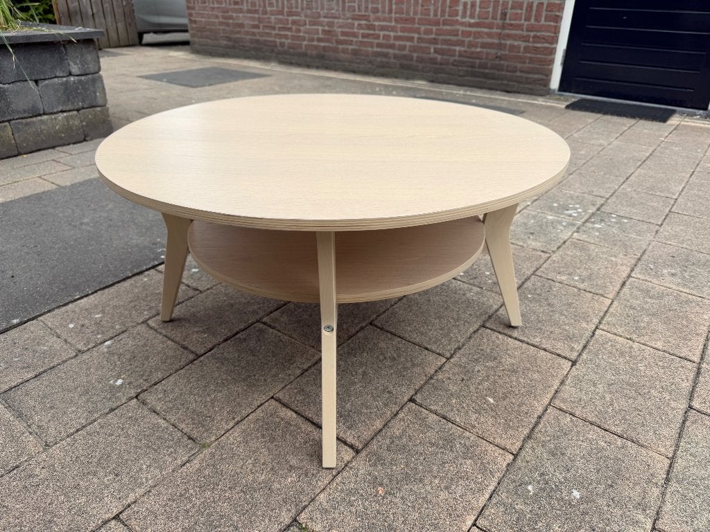 Salontafel, Huis en Inrichting, Tafels | Salontafels, Ophalen, Gebruikt, 100 tot 150 cm, Rond