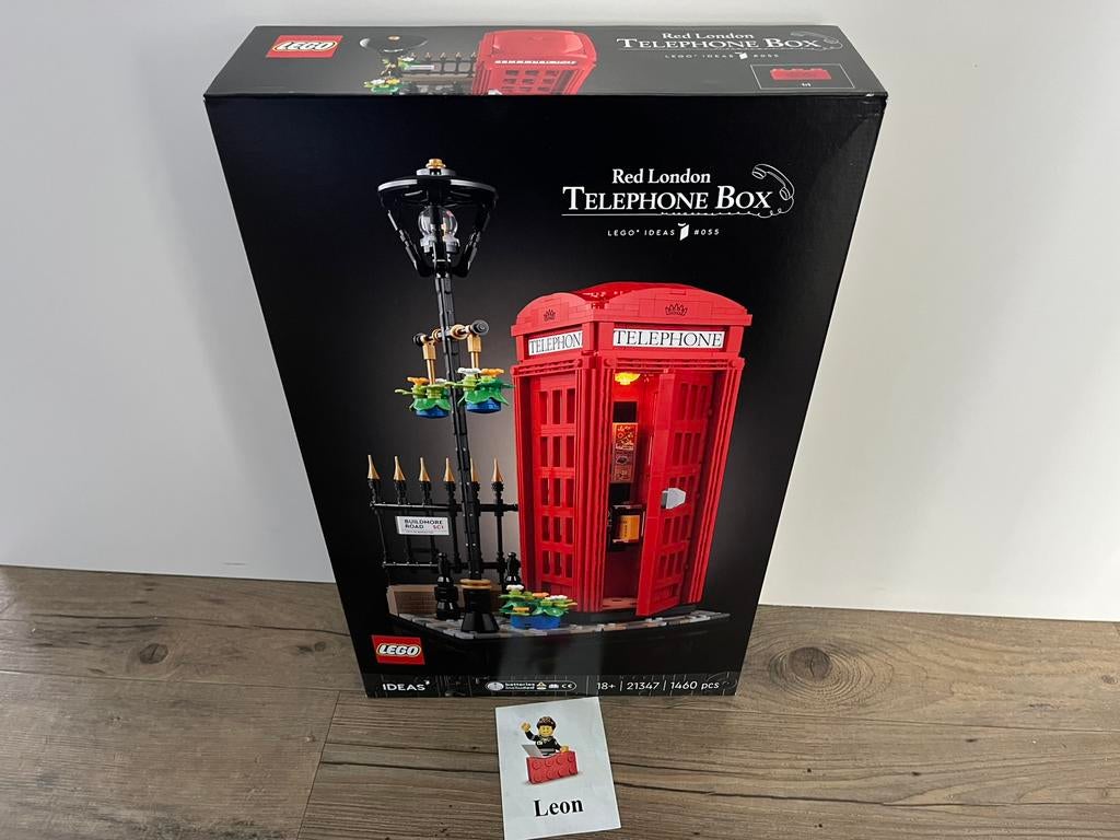 Lego Ideas 21347 Rode Londense telefooncel - Nieuw in doos!, Ophalen of Verzenden, Nieuw, Complete set, Lego