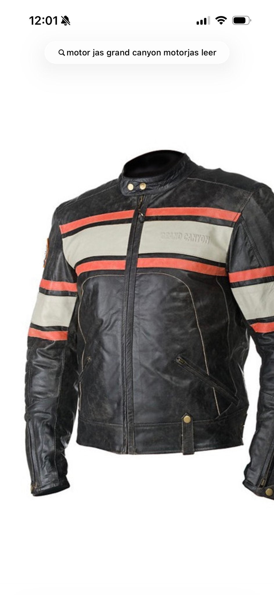 Grand Canyon Leren Motorjas, Ophalen, Tweedehands, Heren, Jas | leer