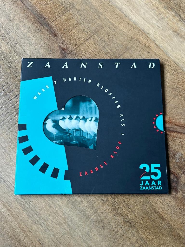 25 jaar Zaanstad munten set, Ophalen of Verzenden, Overige materialen