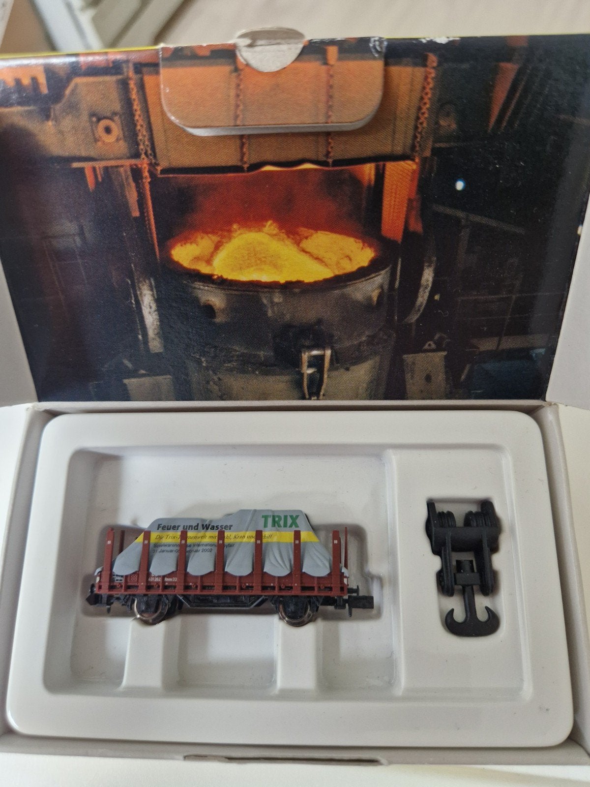 Beurskado handelaren Minitrix Erz zum Stahl, Hobby en Vrije tijd, Modeltreinen | N-Spoor, Gelijkstroom, Trix, Wagon, Ophalen of Verzenden