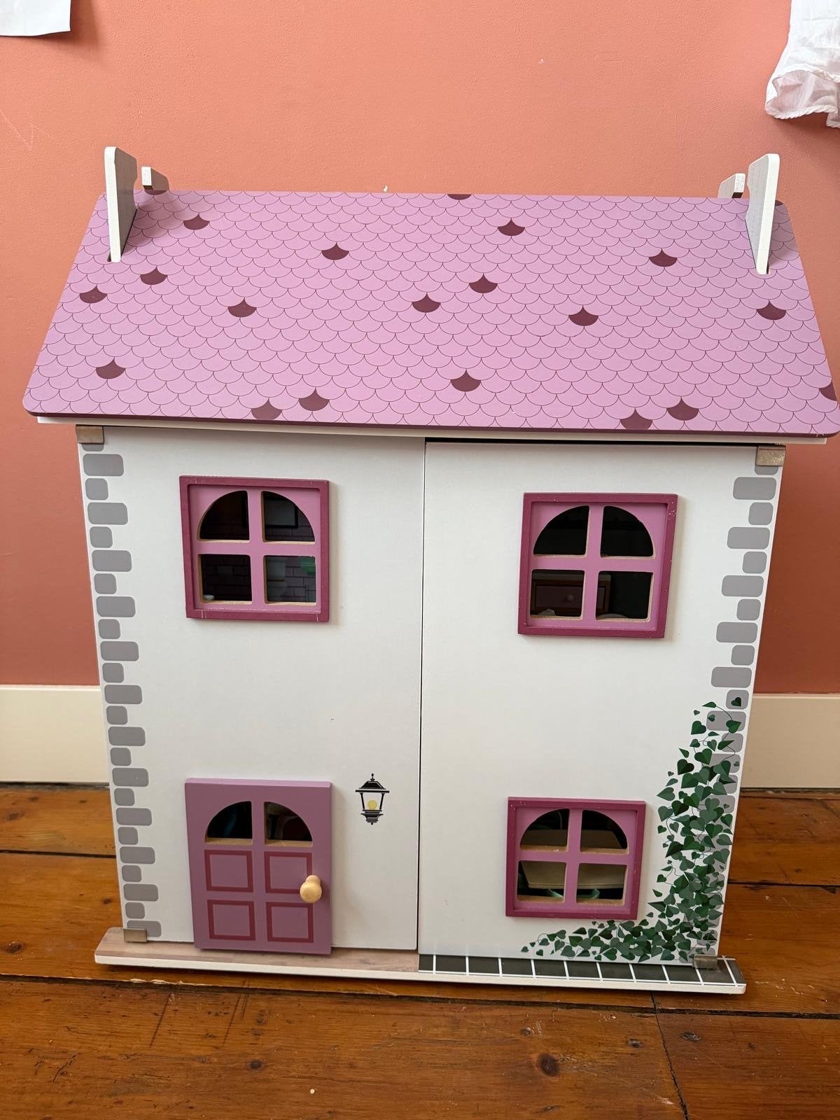 Groot Poppenhuis met Meubels - Zo goed als nieuw, Ophalen, Zo goed als nieuw, Poppenhuis