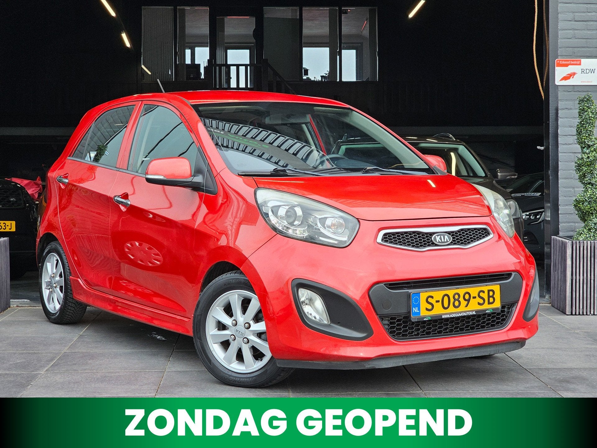 Kia Picanto 1.0 CVVT Comfort Pack|Airco|El.Ramen|AUX|APK|USB, Auto's, Kia, Bedrijf, Te koop, Picanto, ABS, Airbags, Airconditioning