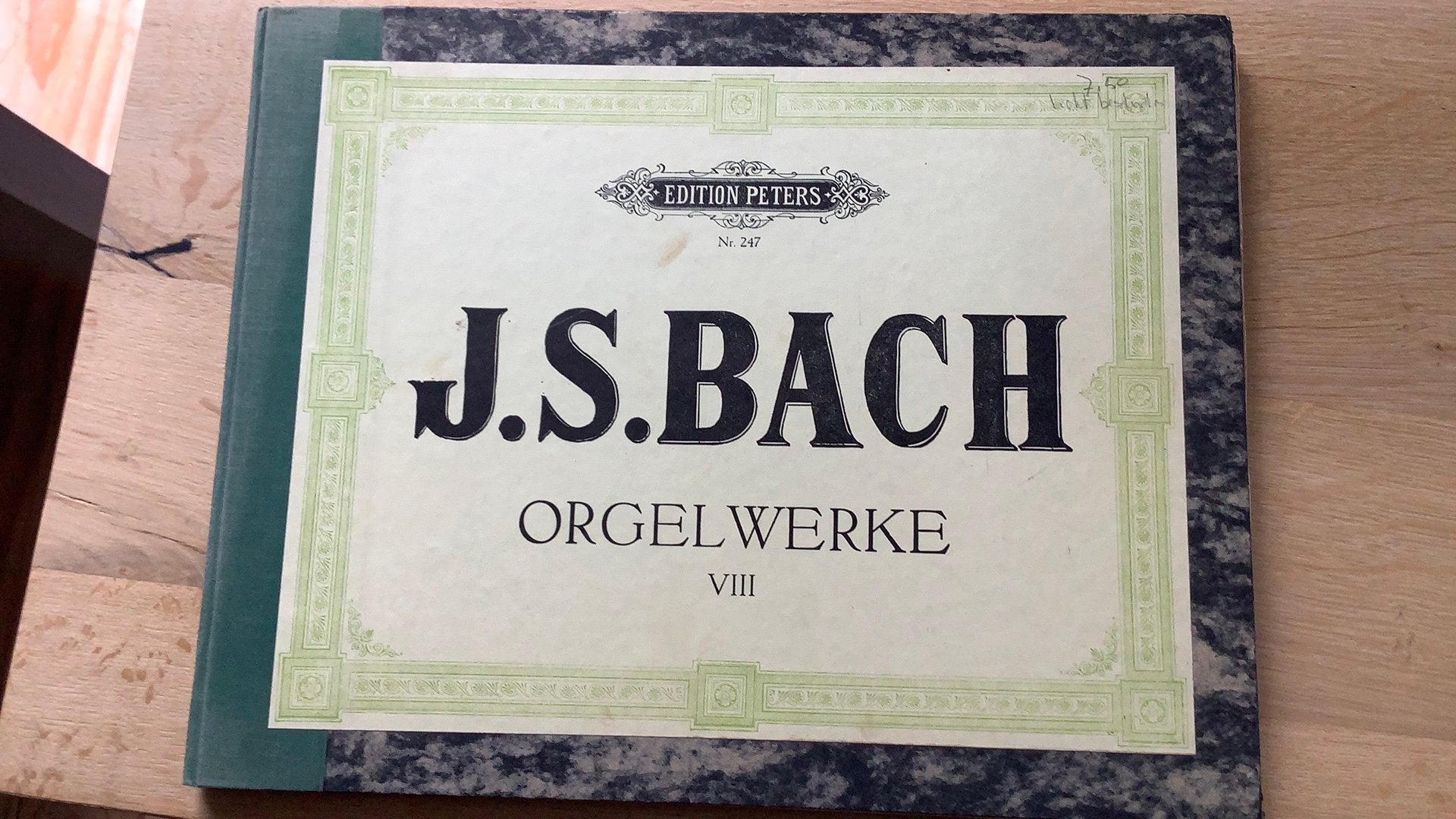 JS Bach Orgelwerke deel VIII, Muziek en Instrumenten, Bladmuziek, Orgel, Gebruikt, Klassiek, Ophalen of Verzenden