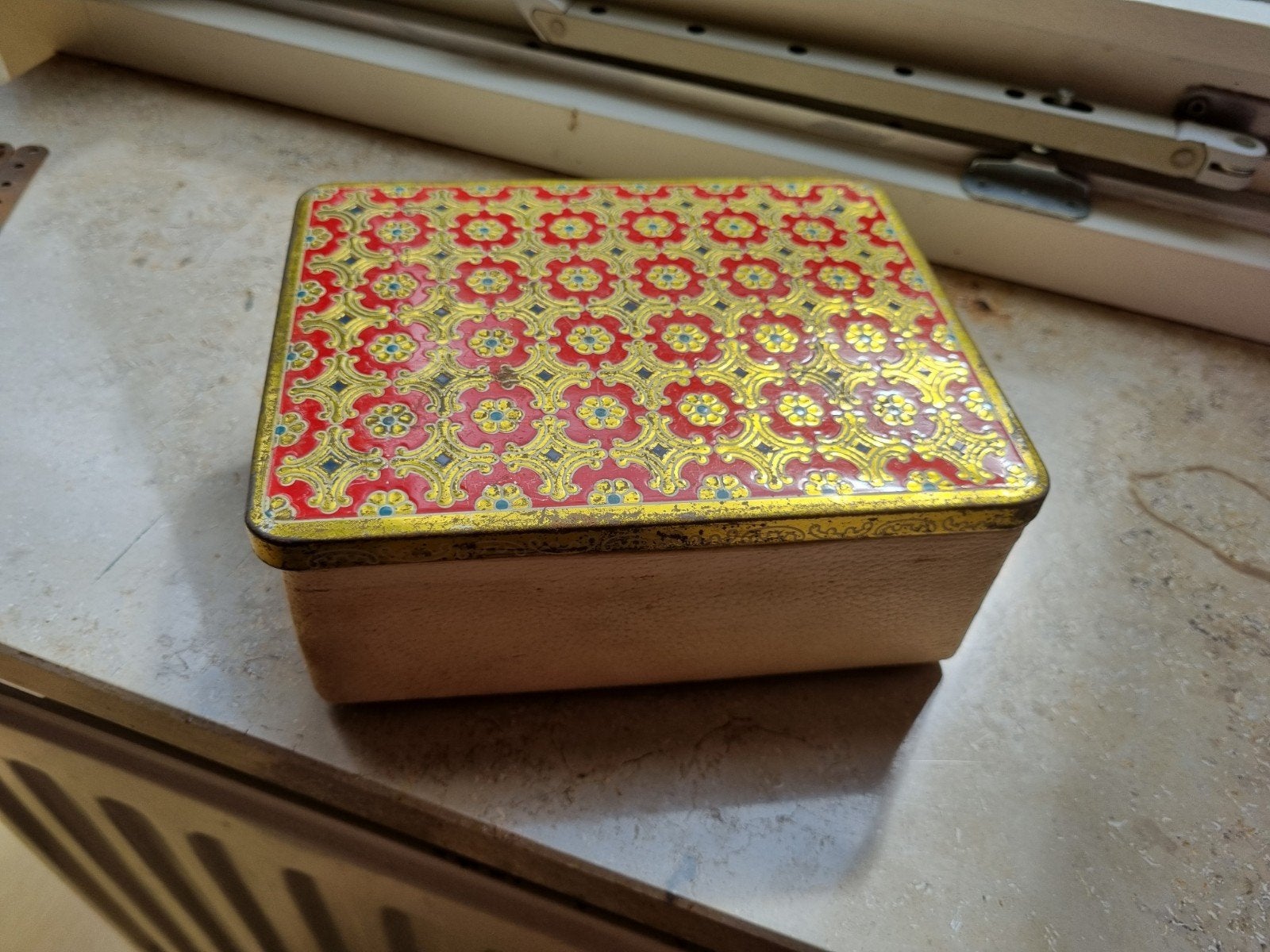 oud koekblik, Ophalen of Verzenden, Gebruikt, Koek(jes)