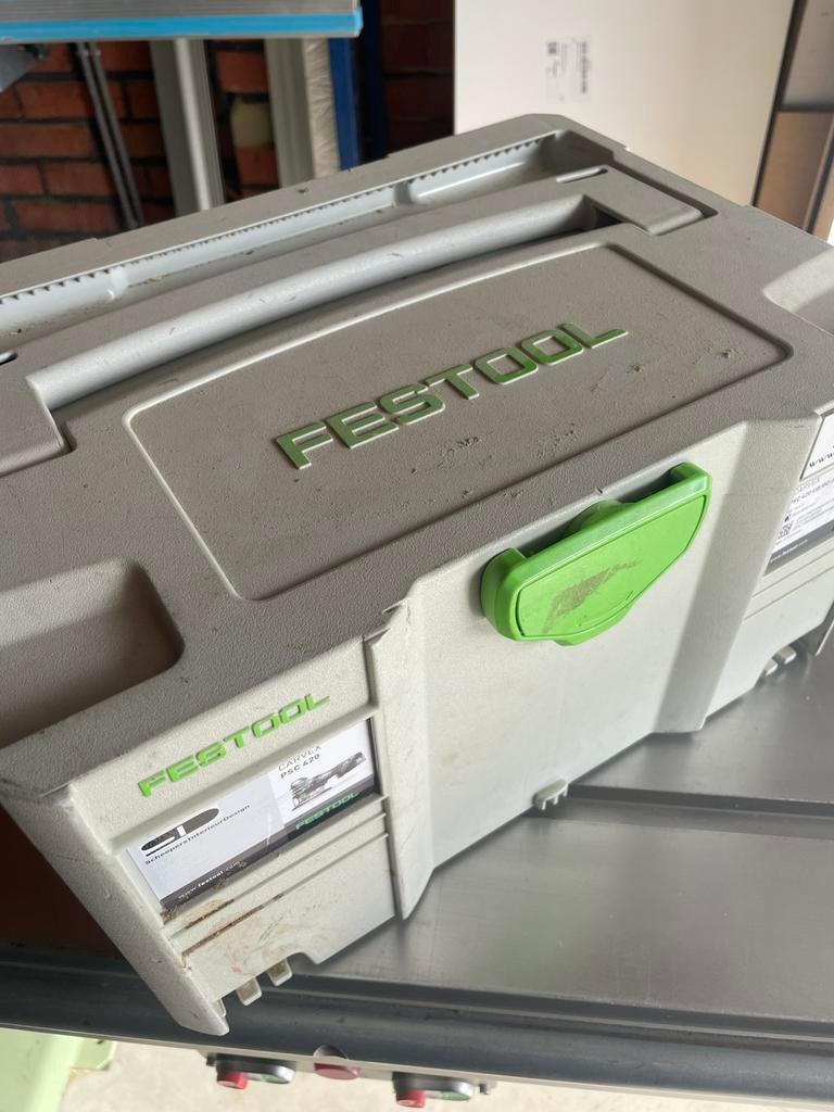 Festool PSC 420 EB decoupeerzaag, Gebruikt, Decoupeerzaag, Ophalen of Verzenden, 30 tot 70 mm