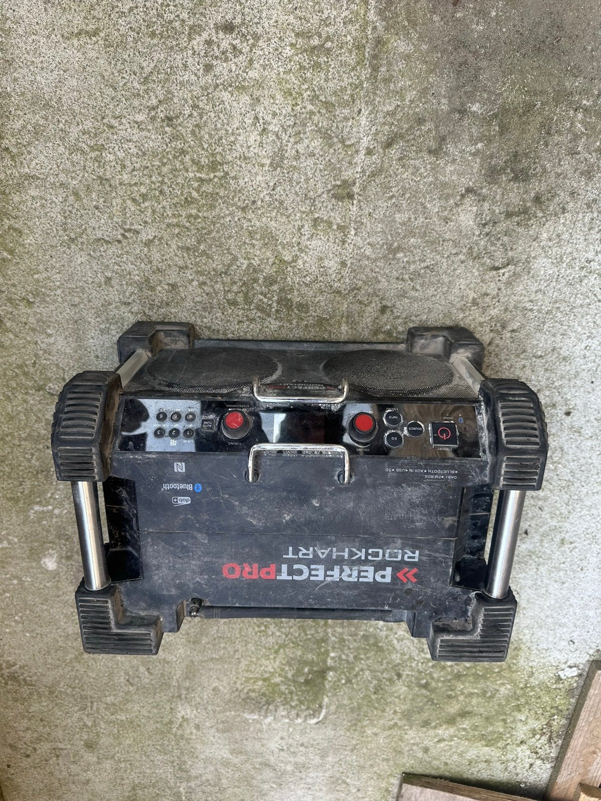 PerfectPro Rockhart bouwradio met Bluetooth, Gebruikt, Draagbare speaker, Bluetooth, Ophalen