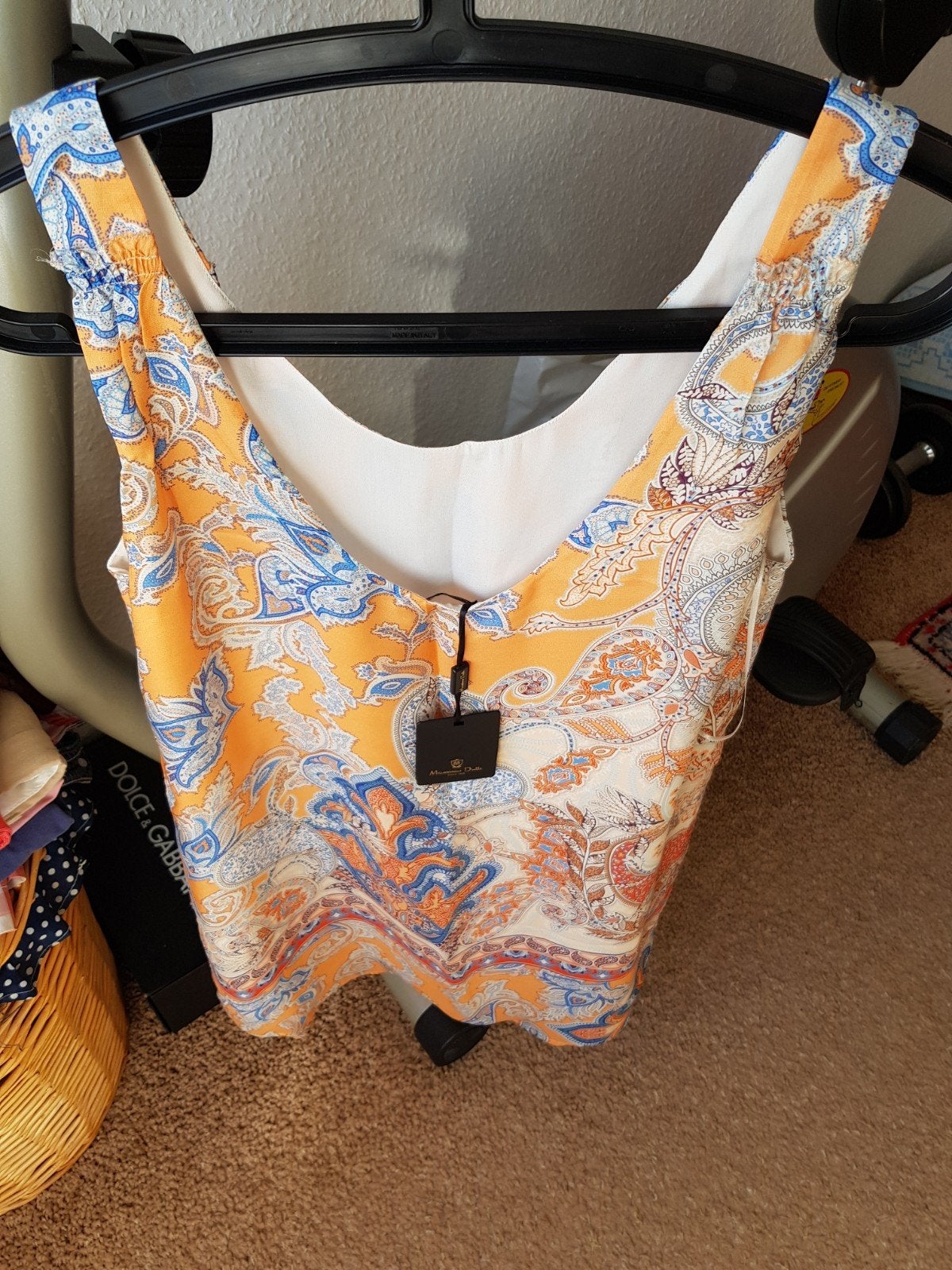 Massimo Dutti topje, Maat 38/40 (M), Massimo Dutti, Meerkleurig, Nieuw