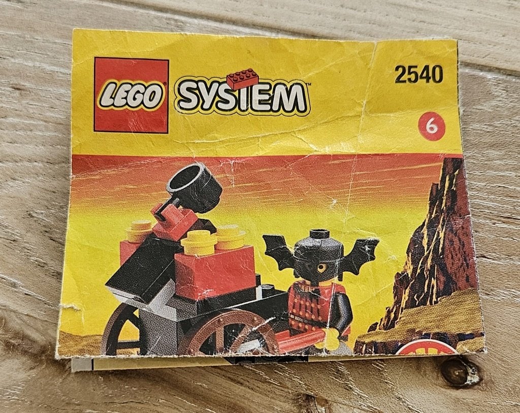 Lego bouwinstructies 2540, 6607, Gebruikt, Overige thema's, Lego, Overige typen