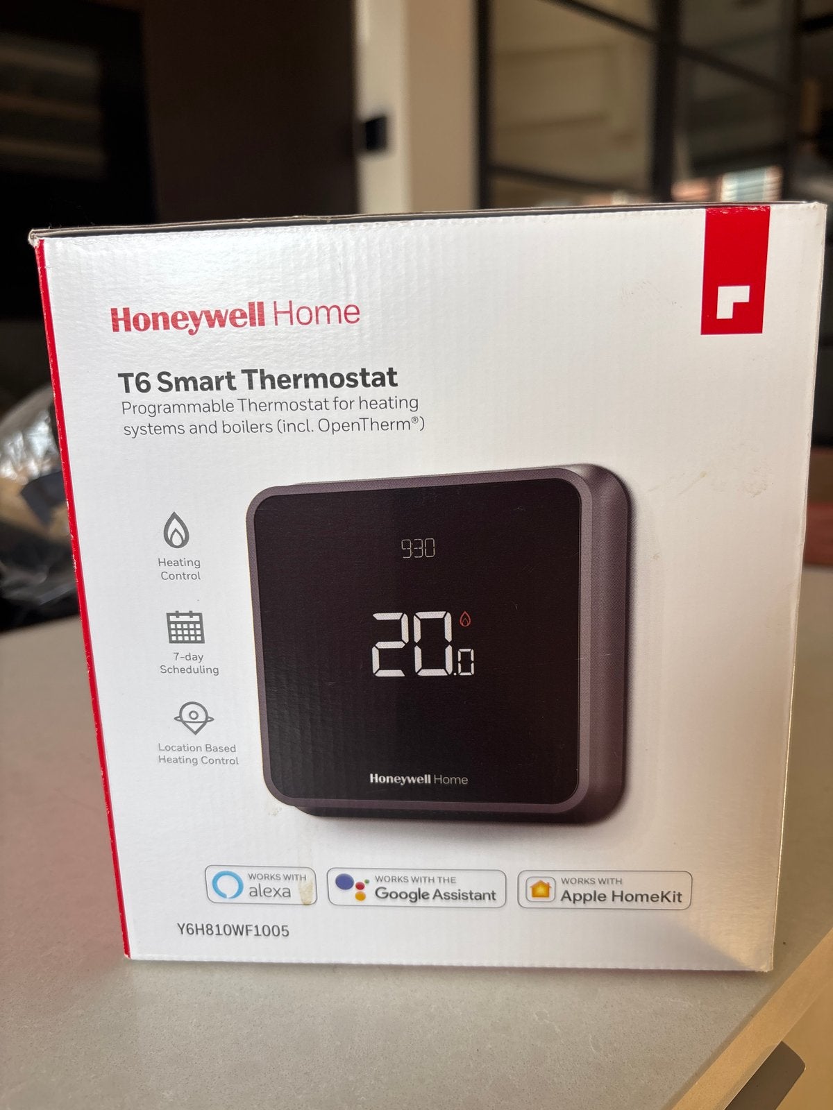 Honeywell Home T6 Slimme Thermostaat - Nieuw in doos, Ophalen, Slimme thermostaat, Nieuw
