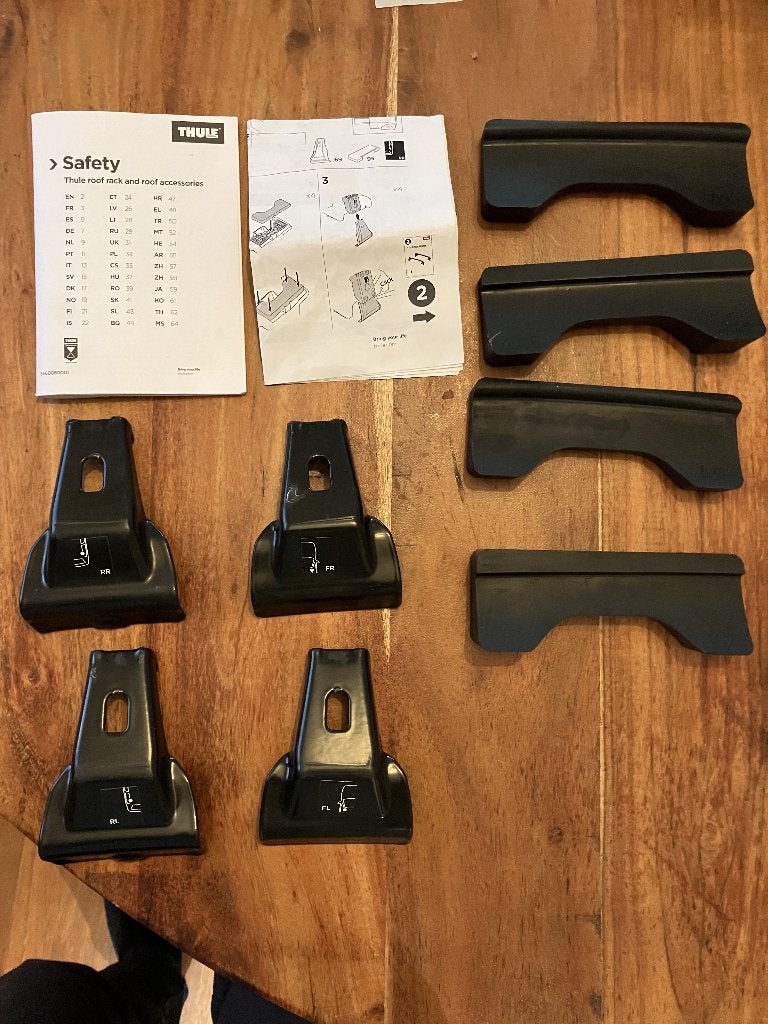 Thule dakdrager adapter Volswagen (VW) Polo 145015, Auto diversen, Dakdragers, Ophalen of Verzenden, Zo goed als nieuw
