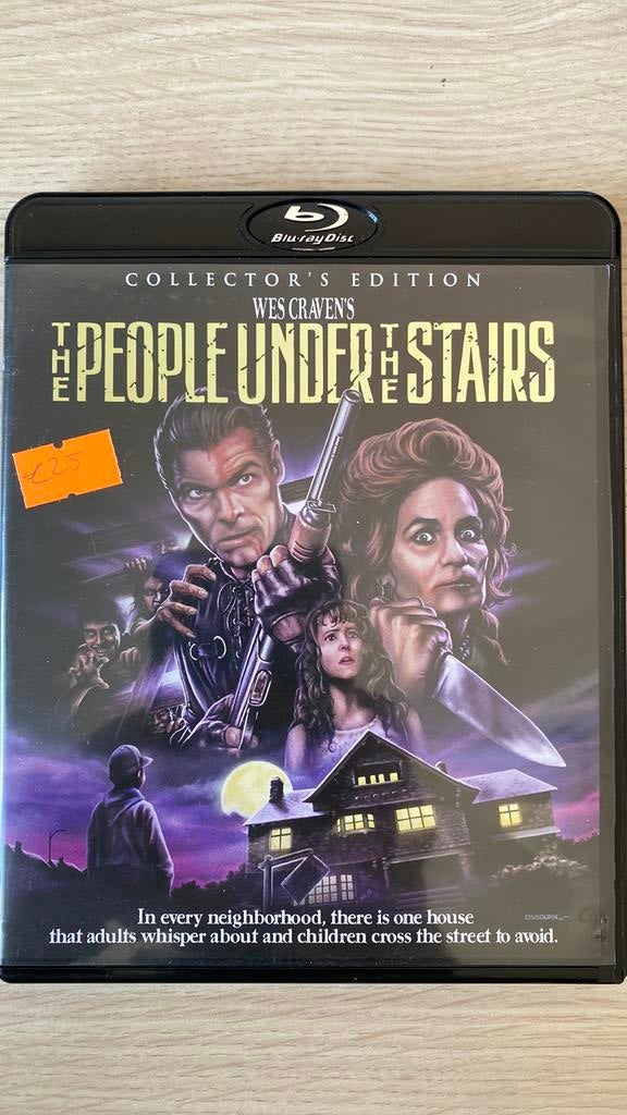 The people under the stairs blu ray collectors edition, Ophalen of Verzenden, Zo goed als nieuw, Horror