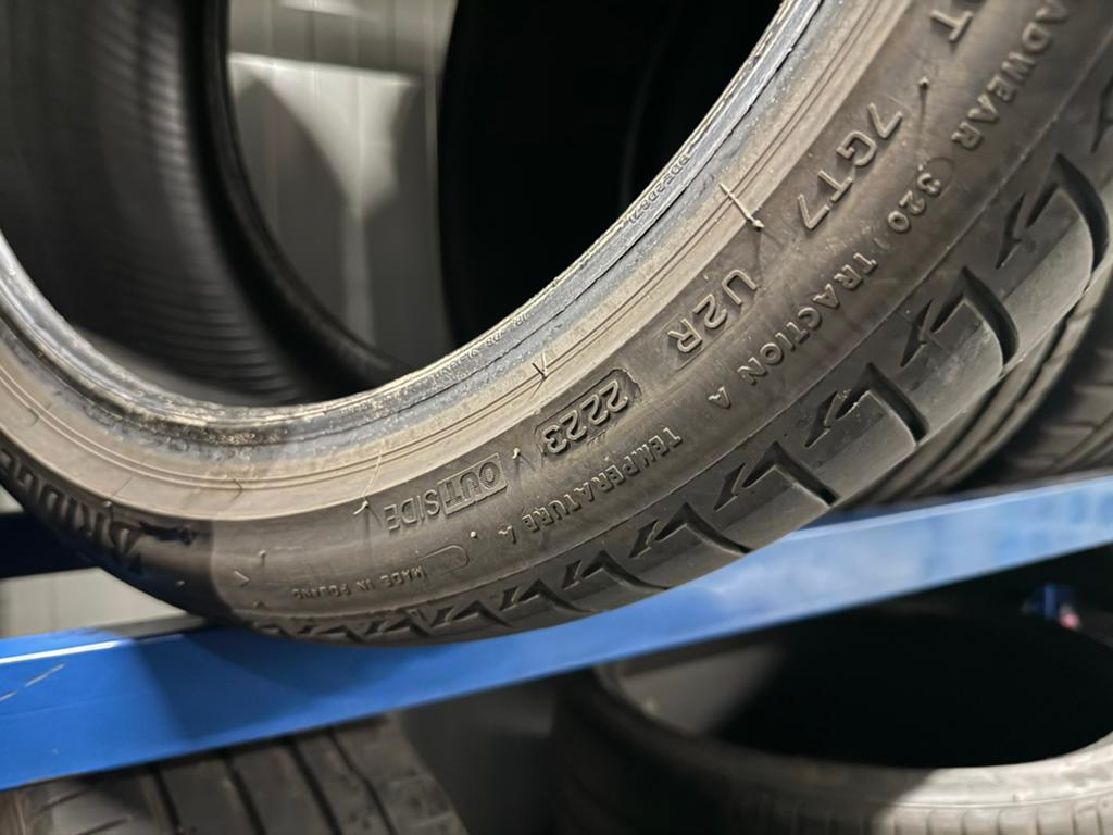 4x 225 40 18 92Y Bridgestone Turanza T005 * DEMO DOT2223, 18 inch, Gebruikt, Banden en Velgen, Personenwagen