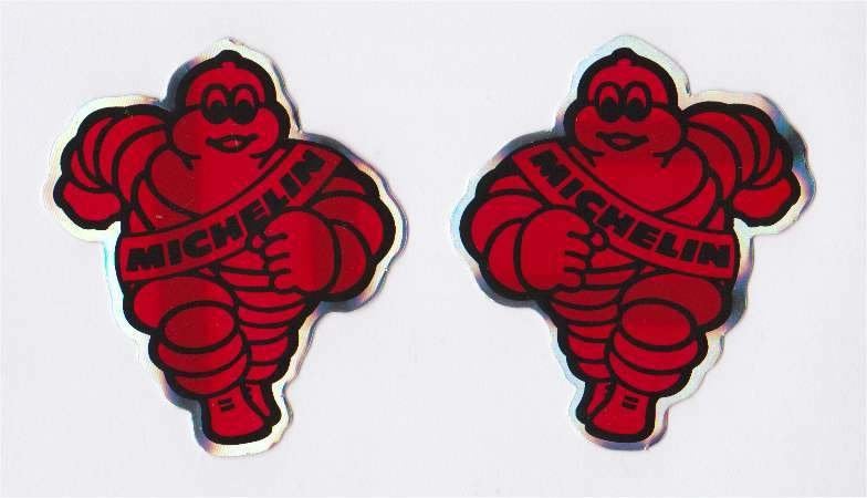 Michelin metallic sticker set #27, Verzenden