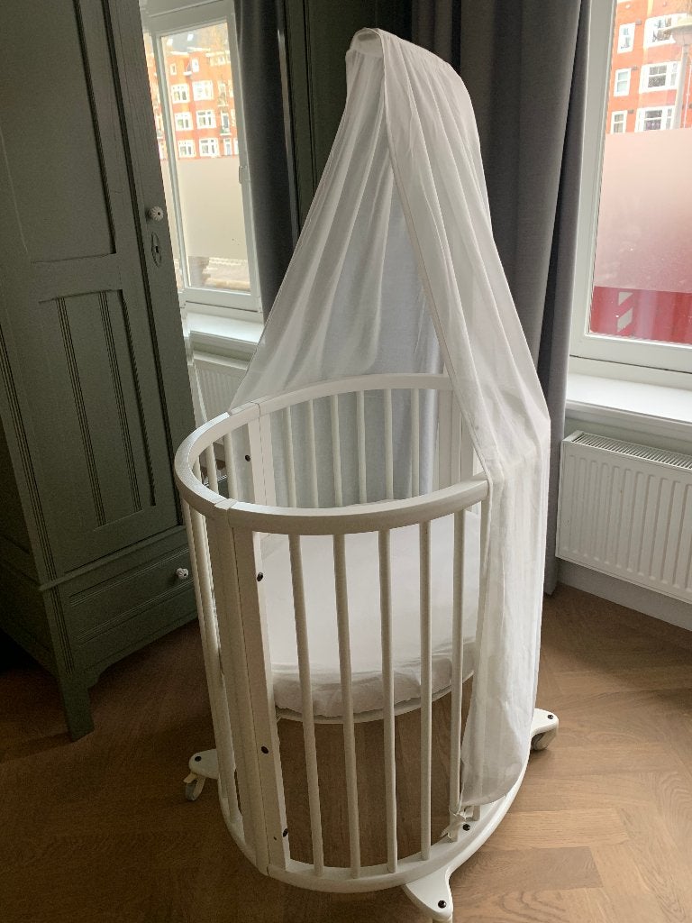 Stokke Sleepi kinderbed (compleet!), Kinderen en Baby's, Ophalen, Gebruikt, Ledikant