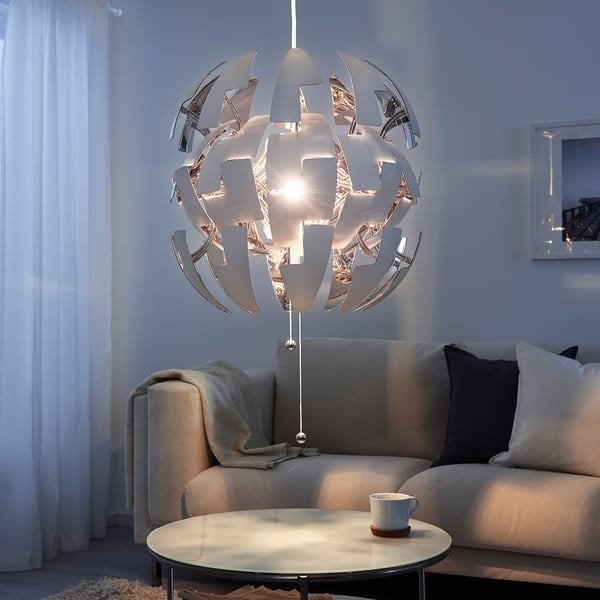 IKEA PS 2014 Hanglamp - Ideaal voor Meidenkamer, Gebruikt, 50 tot 75 cm, Ophalen of Verzenden, Metaal