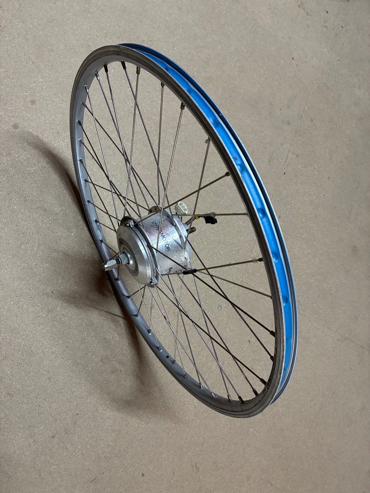 Sanyo Dynamotor voorwiel - Sparta E-motion C3, Gebruikt, Aluminium, Ophalen, Elektrische fiets