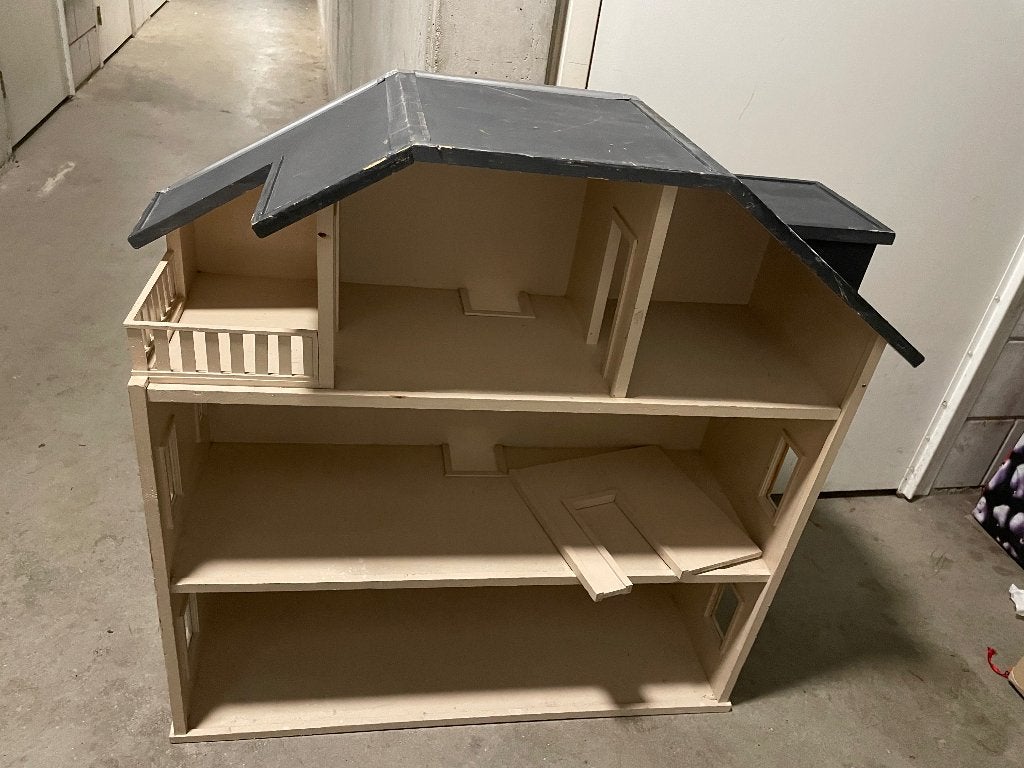 Houten poppenhuis, Ophalen, Gebruikt, Poppenhuis