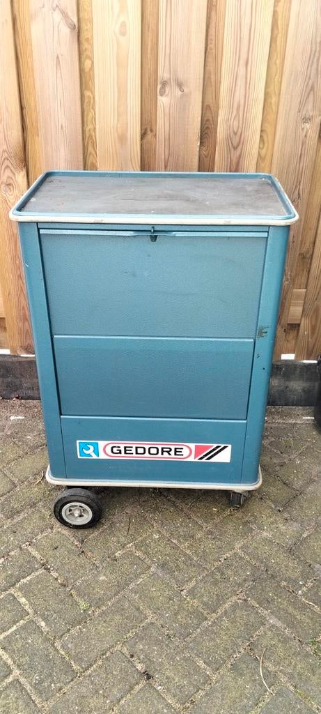 Gedore gereedschap wagen kar inclusief Gedore gereedschap, Ophalen, Gevuld, Gebruikt