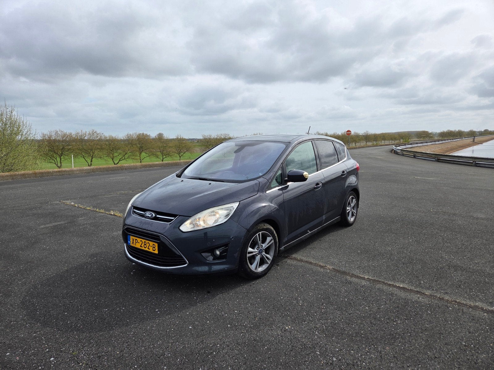 Ford C-Max 1.6 Ecoboost 134KW 2011 Grijs 180.000km, Voorwielaandrijving, 1596 cc, 15 km/l, Zwart