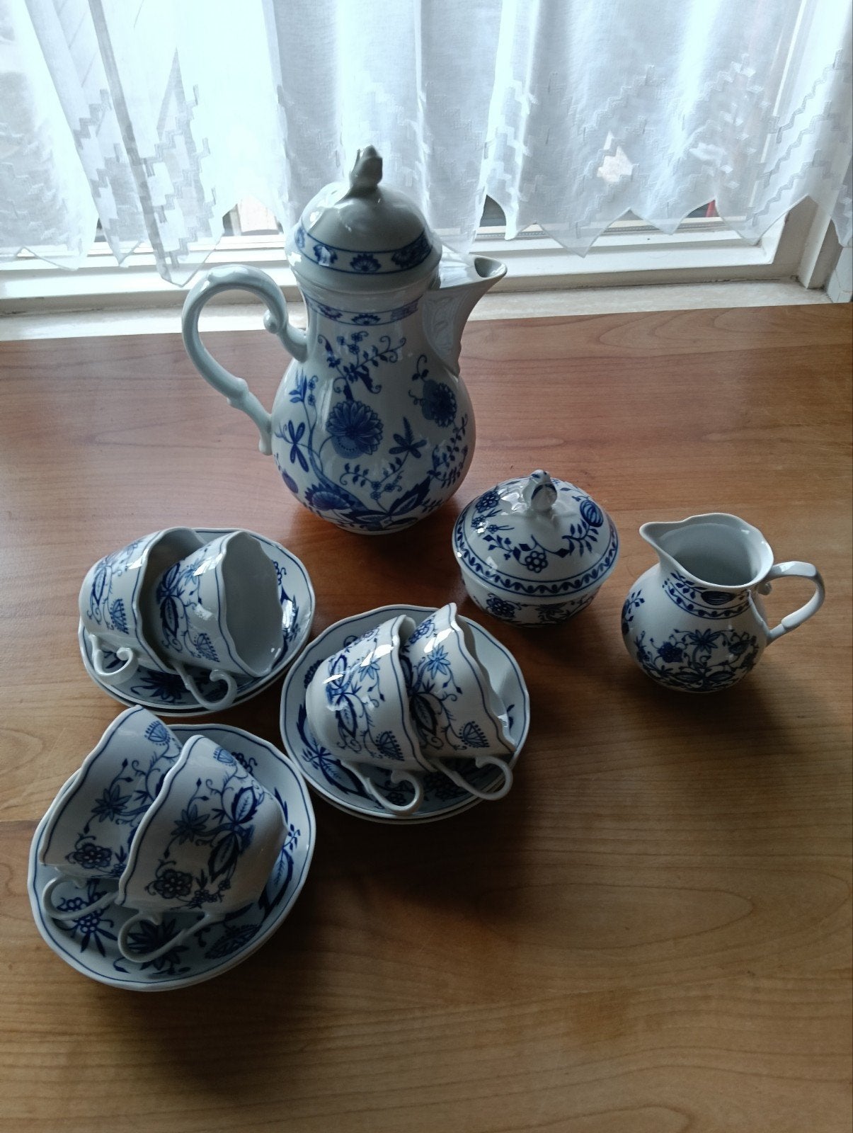 koffie servies zwiebelmuster, Antiek en Kunst, Ophalen of Verzenden