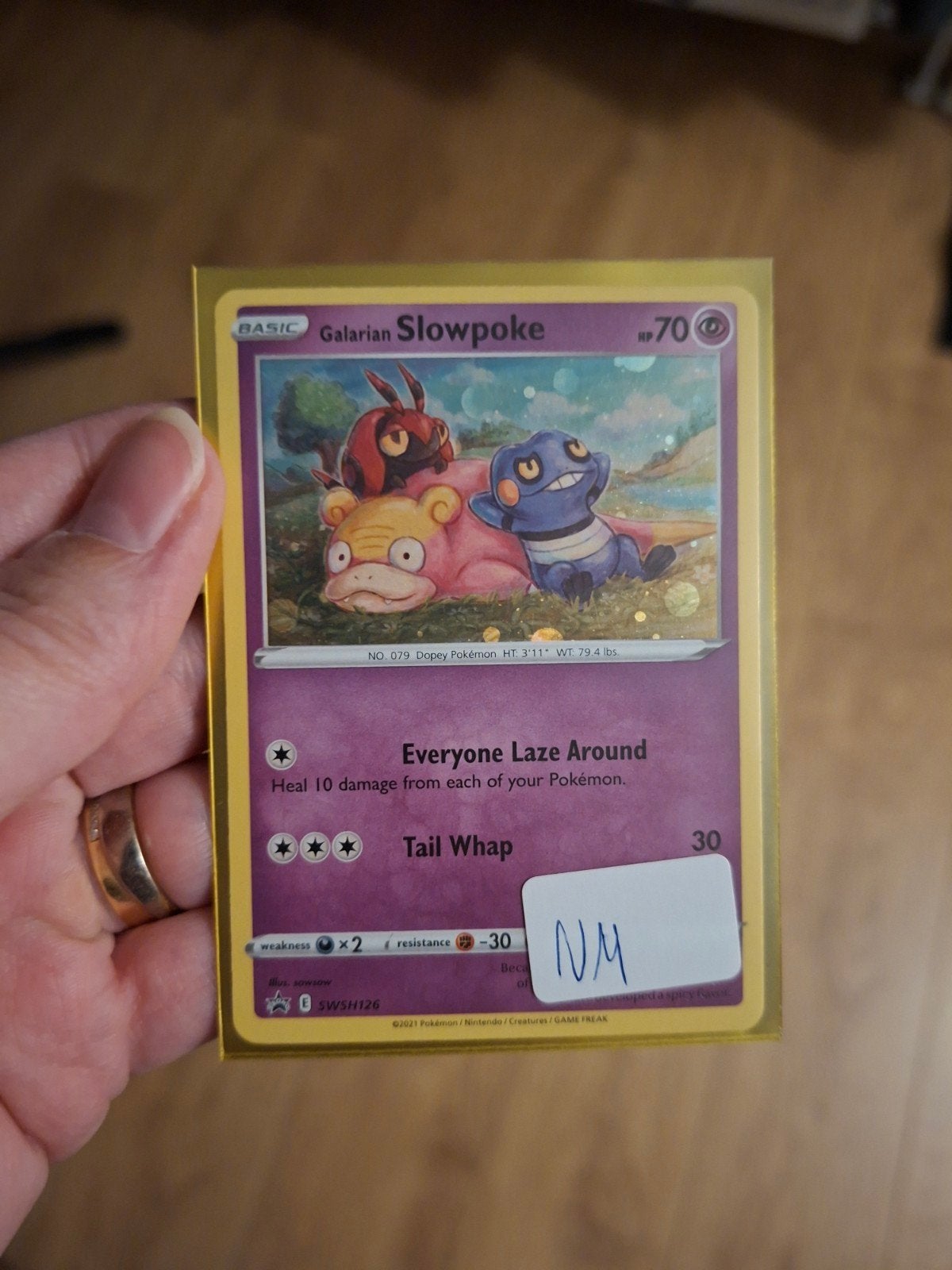 Galarian Slowpoke SWSH126 Promo, Ophalen of Verzenden, Zo goed als nieuw, Losse kaart