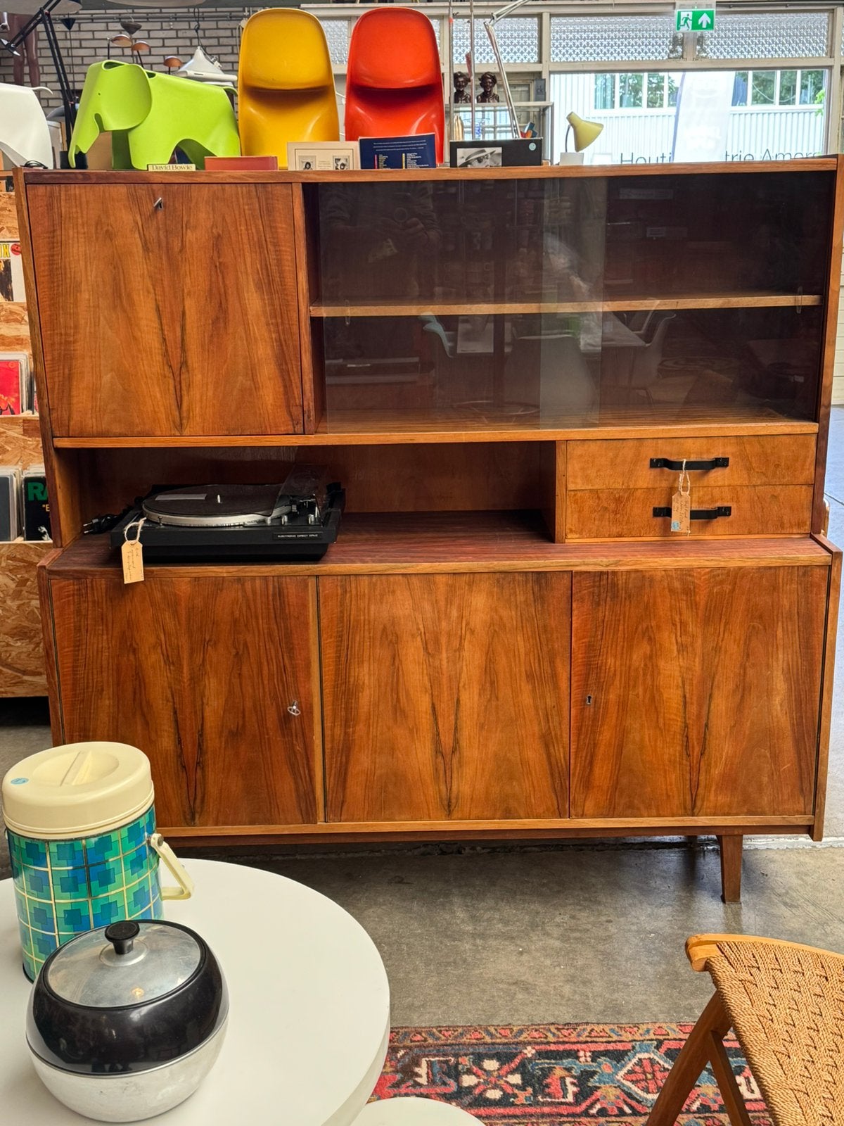 Vintage Dressoir Jaren '70 - 154 breed, 150 hoog, Huis en Inrichting, Kasten | Wandmeubels, Ophalen, Gebruikt, Minder dan 150 cm
