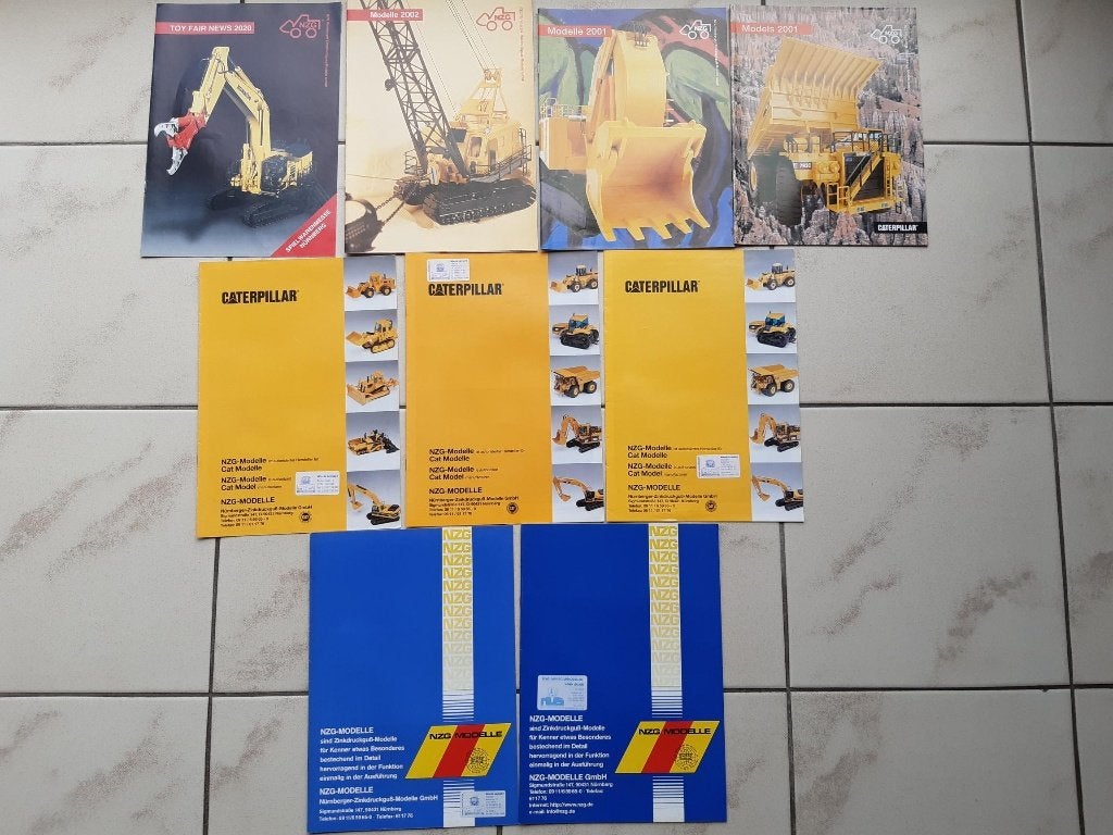nzg catalogen, Ophalen of Verzenden, Zo goed als nieuw, Hijskraan, Tractor of Landbouw, NZG