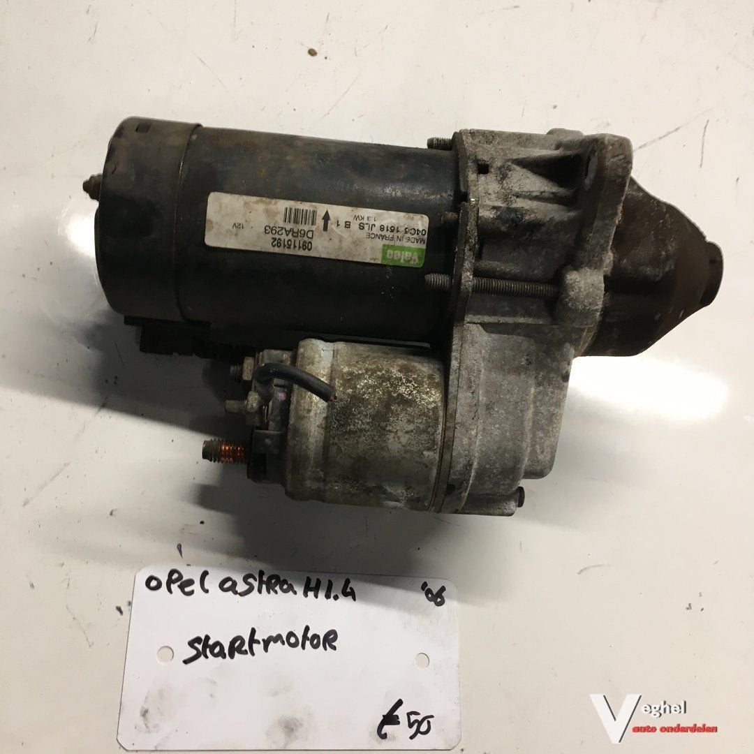 Opel Astra H 1.4 B 2006  Startmotor, Gebruikt, -, -, Ophalen of Verzenden