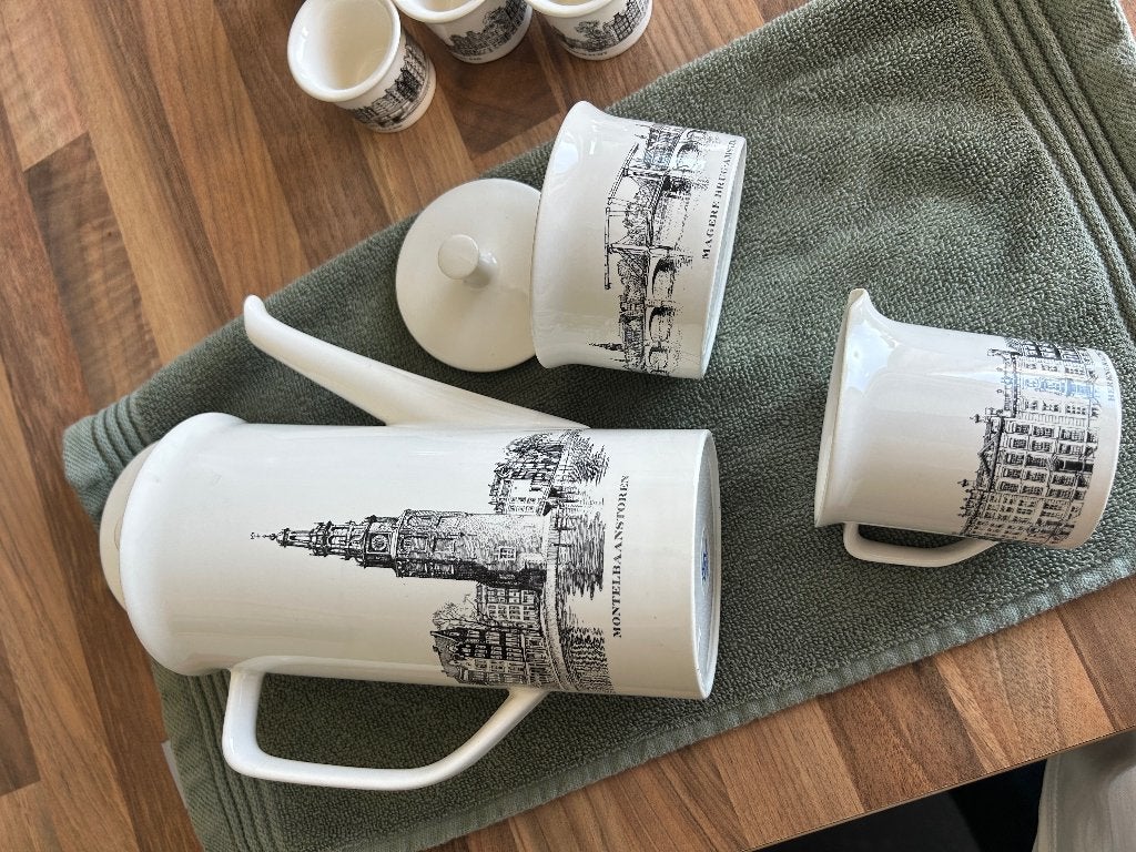 Villeroy Boch koffieset, Ophalen of Verzenden, Zo goed als nieuw, Overige stijlen, Porselein