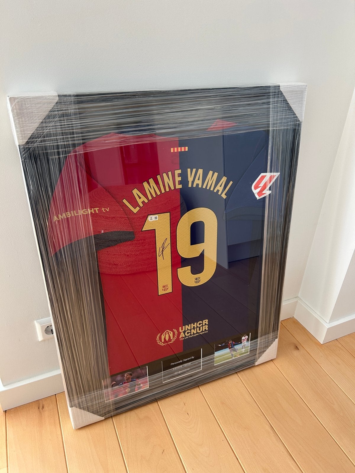 Lamine Yamal - handtekening Beckett, Ophalen of Verzenden, Nieuw, Buitenlandse clubs, Shirt