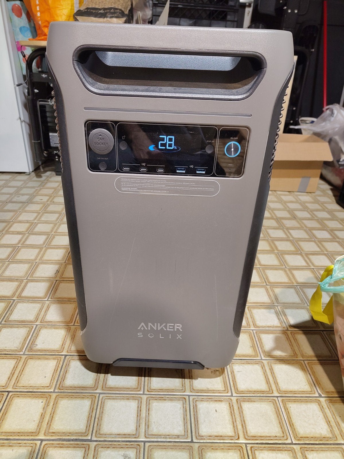 Anker SOLIX F3800 Power Station + 200W Solix Zonnepanelen, Ophalen, Zo goed als nieuw, Compleet systeem, 200 wattpiek of meer