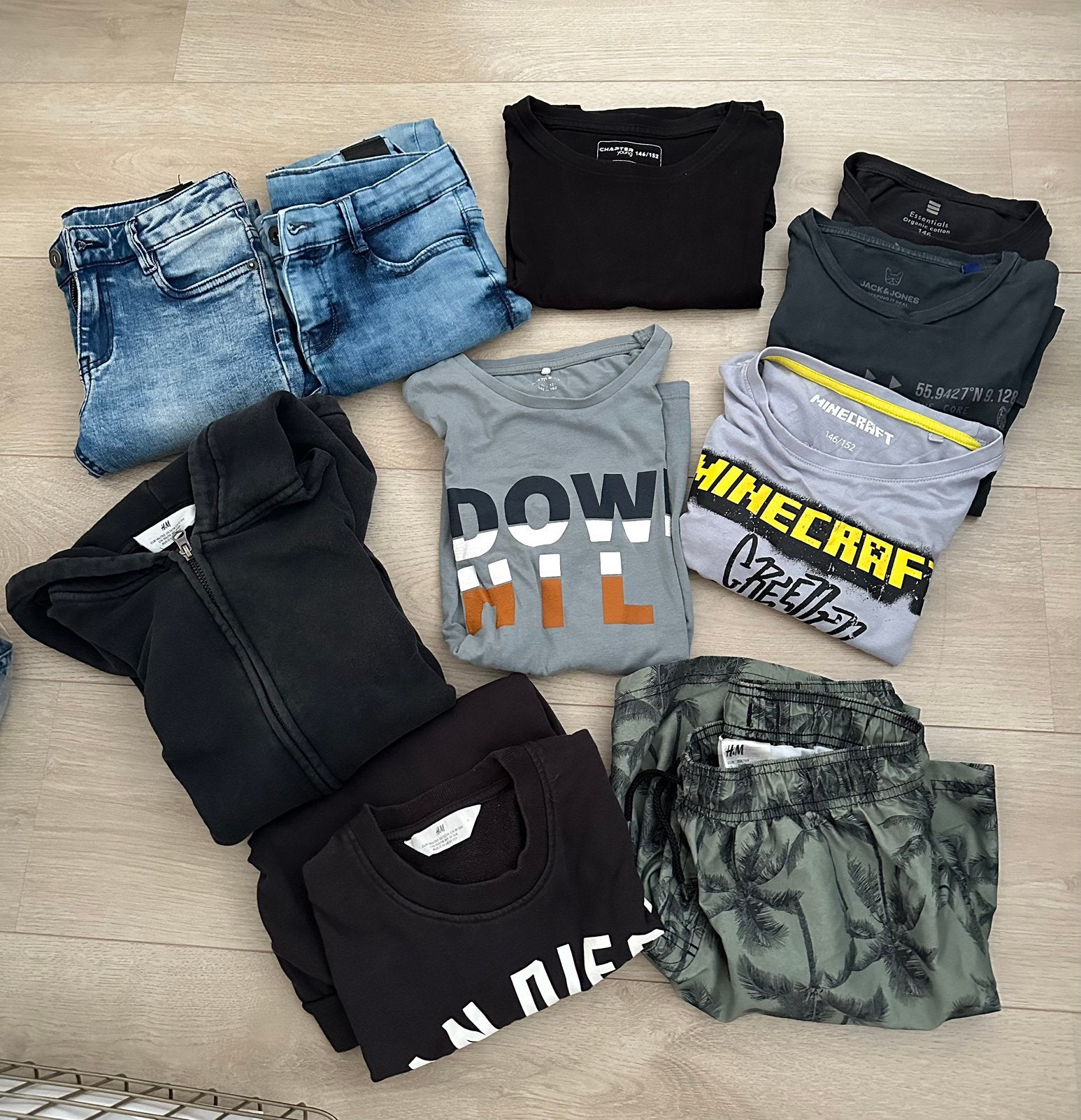 Kledingpakket Jongens Maat 146 - Spijkerbroeken, T-shirts, V, Ophalen of Verzenden, Gebruikt, Maat 146