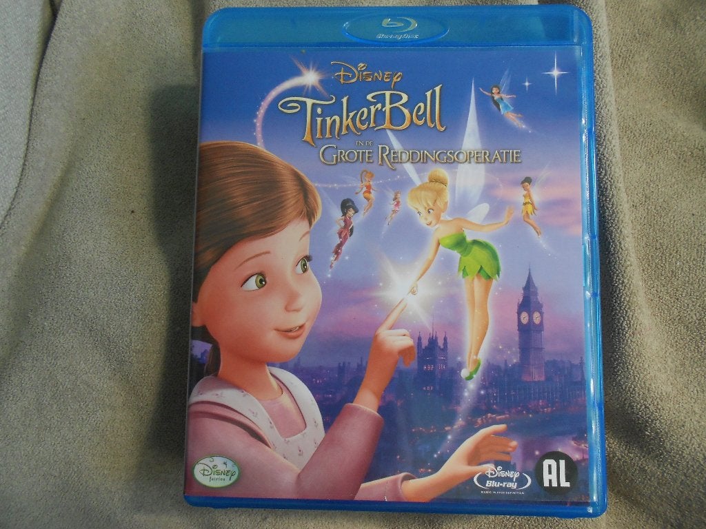 Disney Blu-ray dvd Tinkerbell en de grote reddingsoperatie, Ophalen, Gebruikt, Alle leeftijden, Film