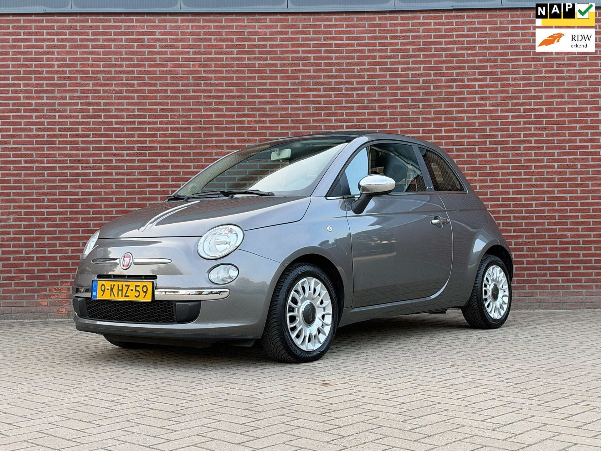 Fiat 500 C 0.9 TwinAir Pop / Nap / Airco / Parkeer sensoren, Auto's, Euro 5, 86 pk, Gebruikt, 31 €/maand