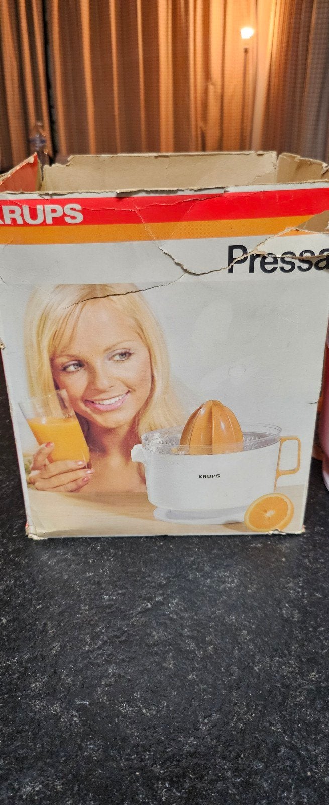 Krups Citruspers - Vintage model, Nieuw in doos, Minder dan 1 liter, Ophalen of Verzenden, Nieuw, 1 snelheid