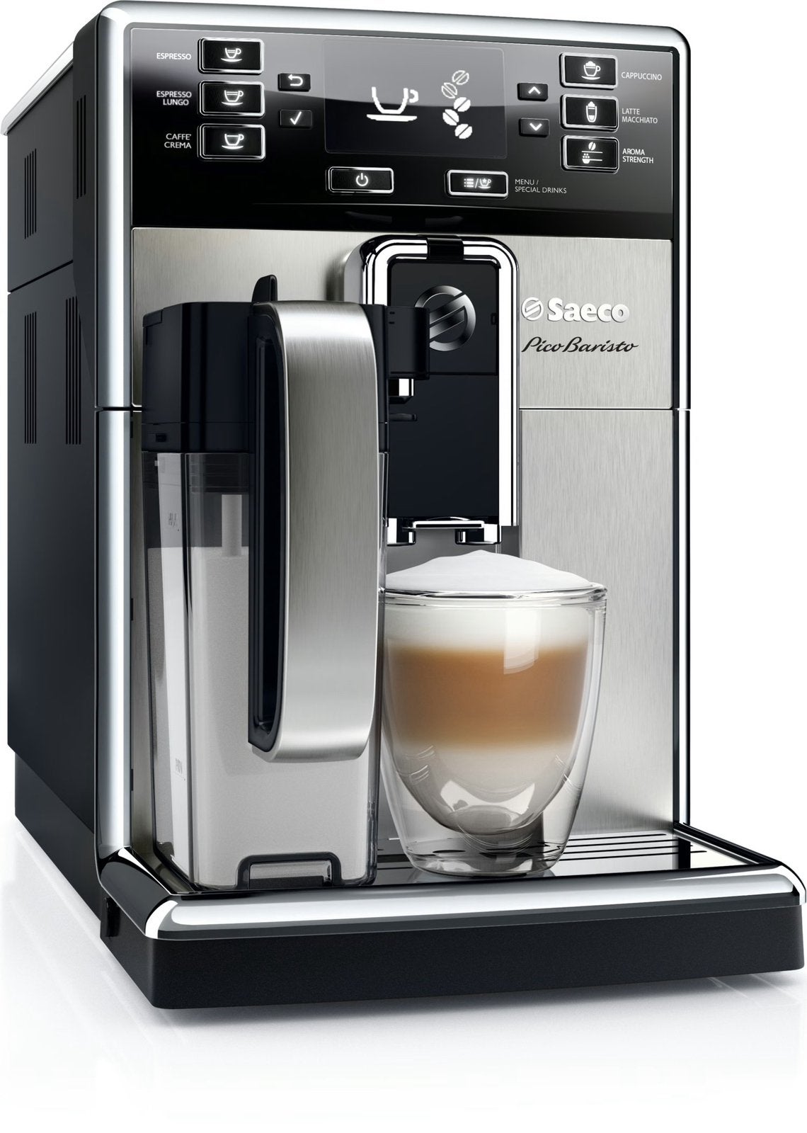 Saeco PicoBaristo (gebruik voor onderdelen), Ophalen, Afneembaar waterreservoir, Gebruikt, Koffiebonen