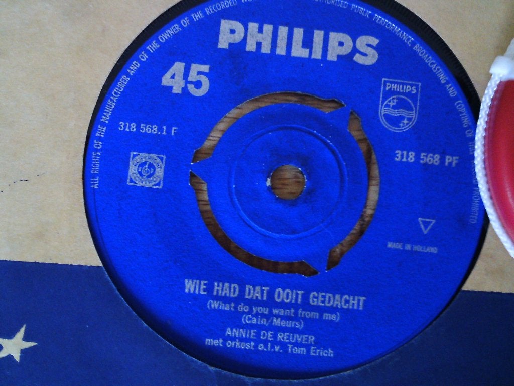 Annie de Reuver - Wie Had Dat Ooit Gedacht (Philips 45) 1o, 7 inch, Ophalen of Verzenden, Zo goed als nieuw, Beschermende buitenhoes