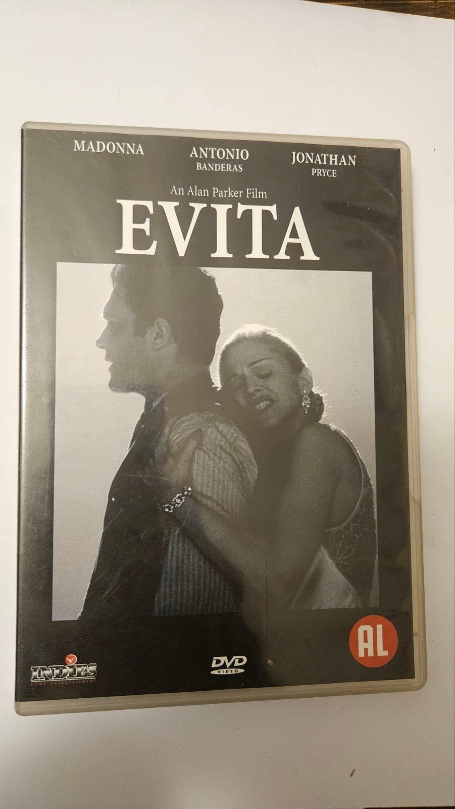 Evita DVD - Madonna, Antonio Banderas - Alan Parker Film, Ophalen of Verzenden, Zo goed als nieuw