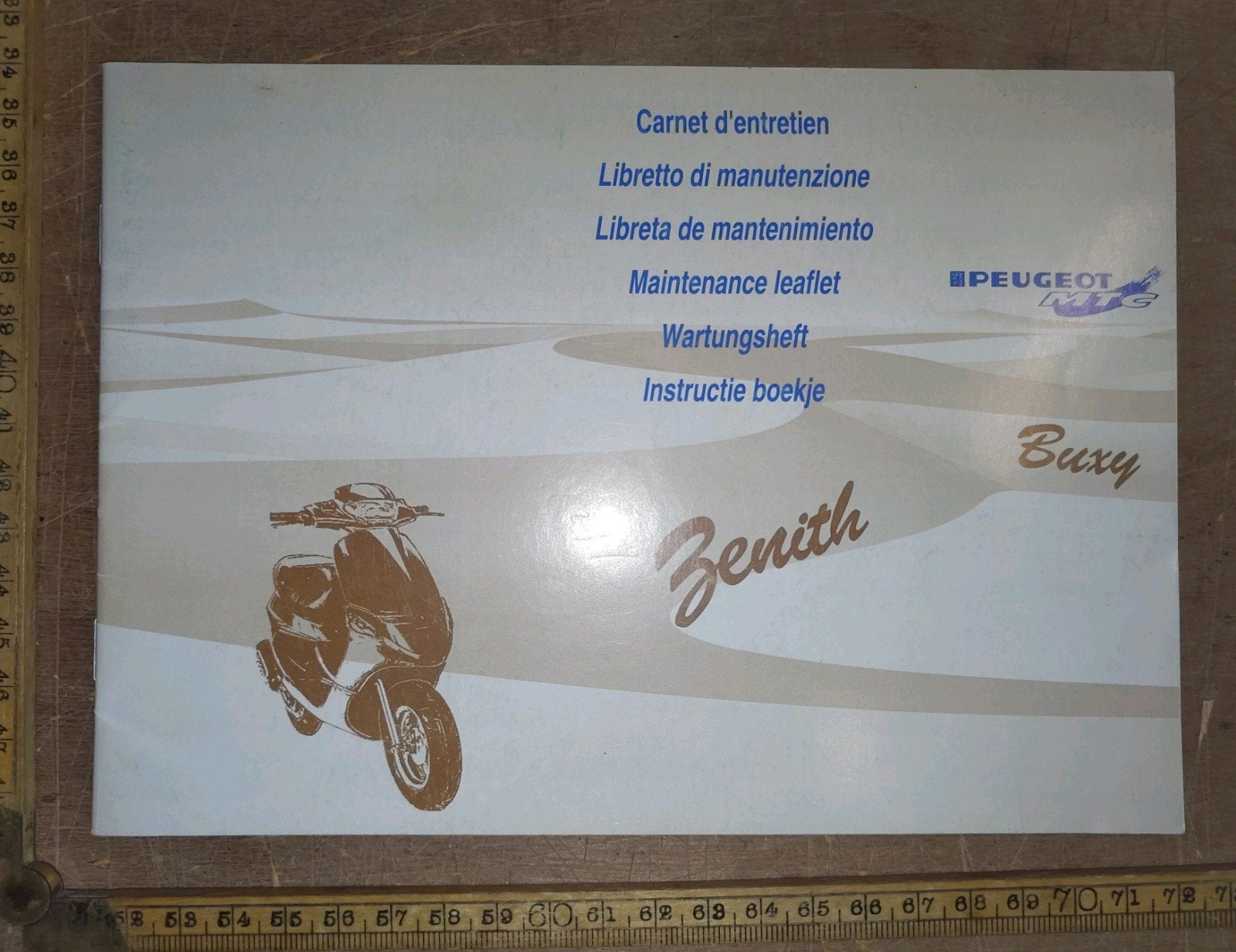 instructie boekje Peugeot Zenith Buxy 1994, Ophalen of Verzenden, Gebruikt