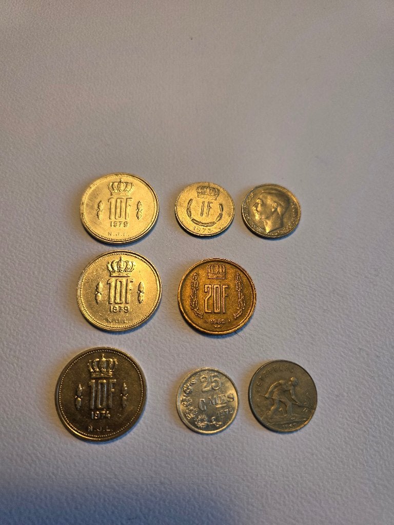 Luxemburg munten, Postzegels en Munten, Ophalen of Verzenden, Overige landen, Losse munt