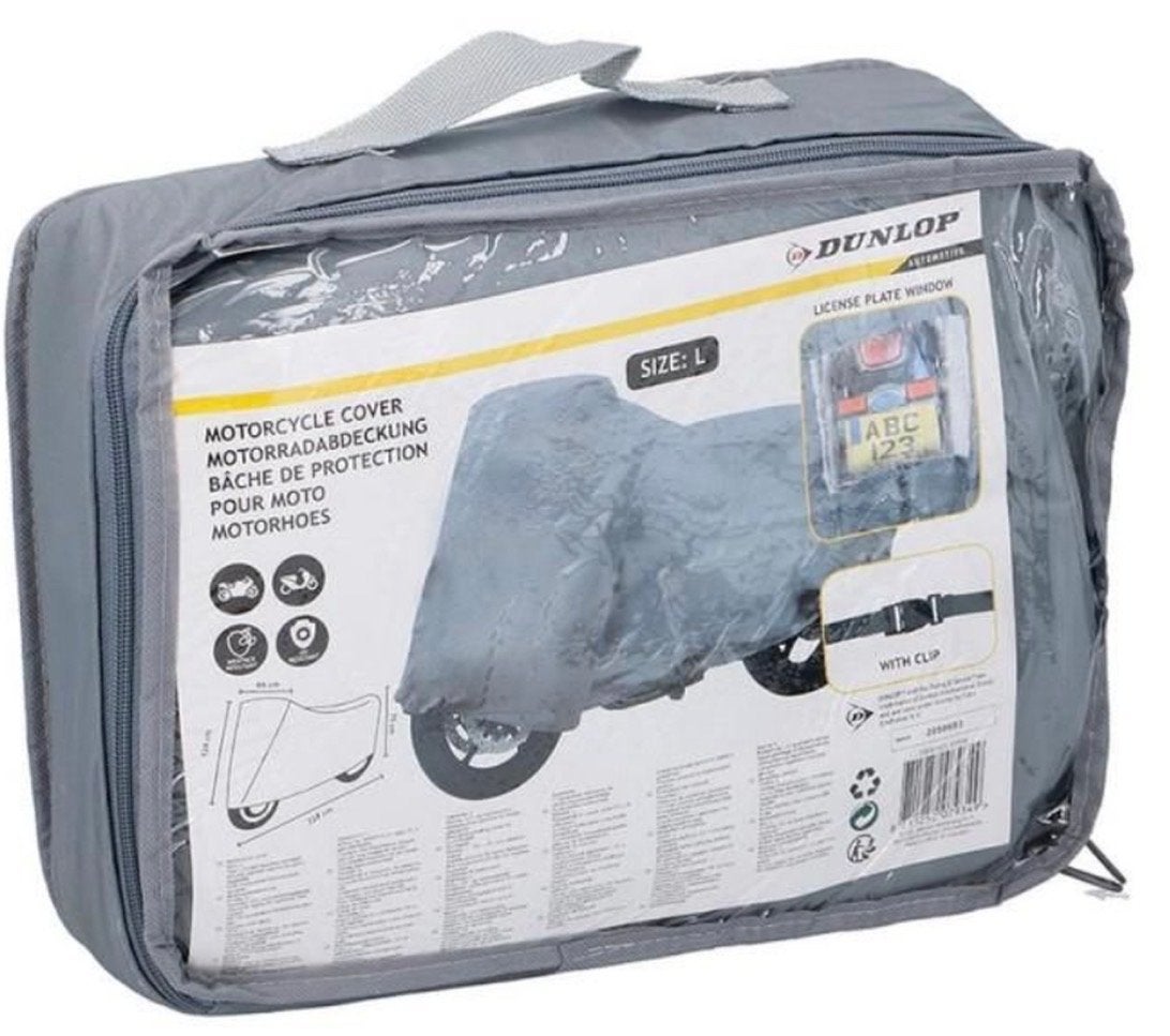 Dunlop Motorhoes Maat L - Waterdicht en Windbestendig, Ophalen of Verzenden, Nieuw