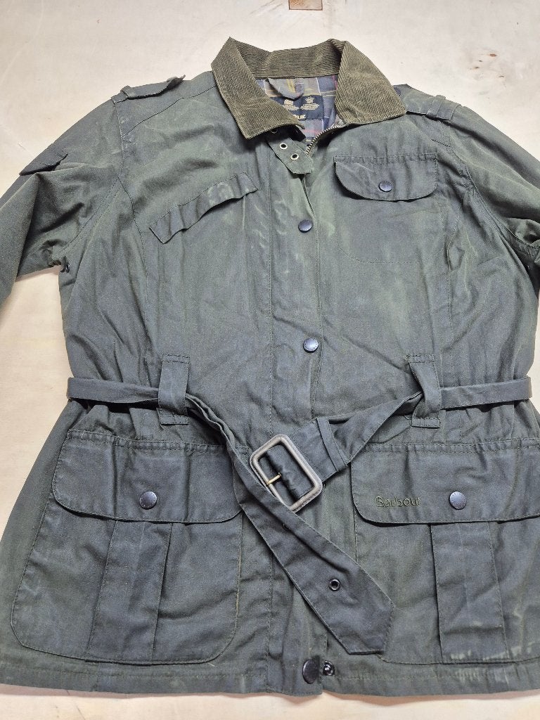 Barbour dames wax jas Amalia, Maat 38/40 (M), Barbour, Ophalen of Verzenden, Gedragen