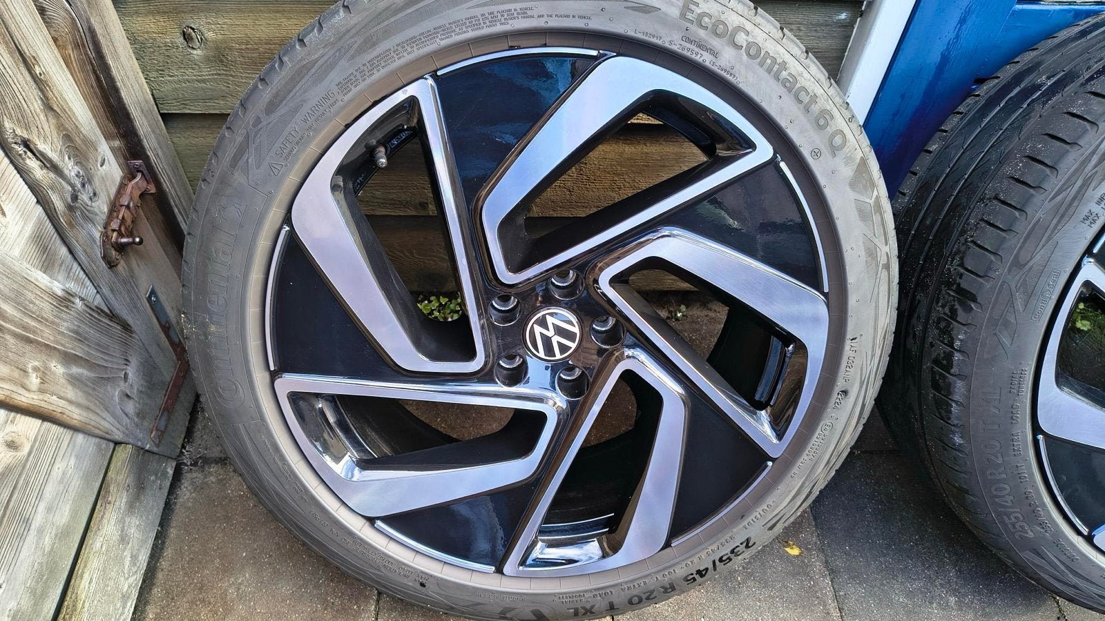 VW ID7 20 inch Montreal velgen met Continental zomerbanden, Ophalen, Gebruikt, Banden en Velgen, 235 mm