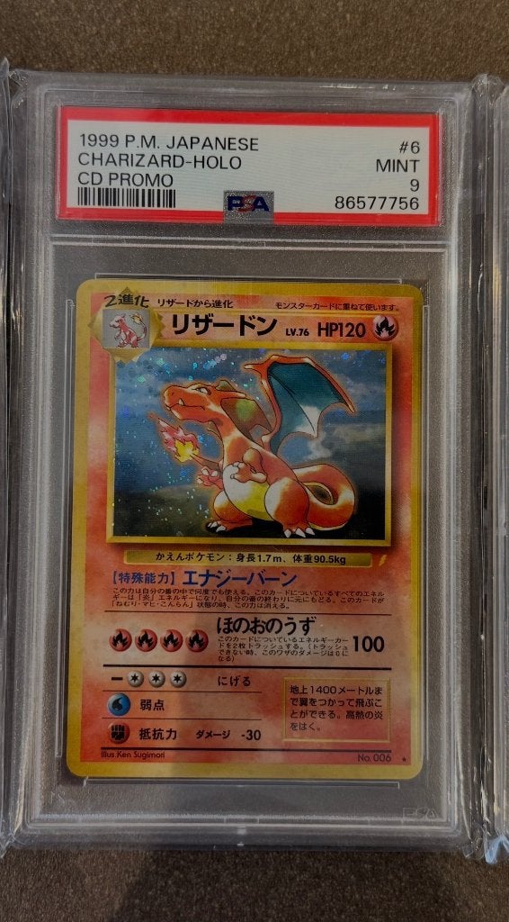 Charizard CD Promo PSA 9, Ophalen of Verzenden, Zo goed als nieuw