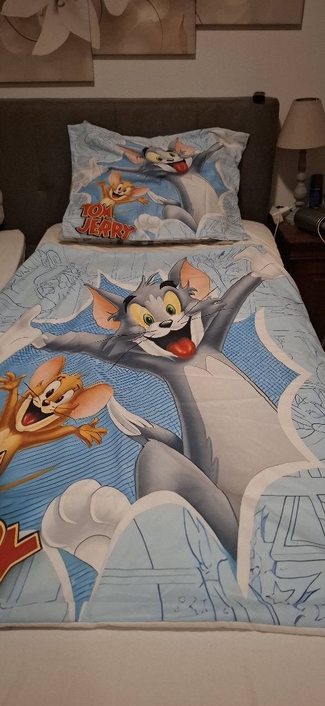 Tom en jerry dekovertrek peuter, Ophalen of Verzenden, Nieuw