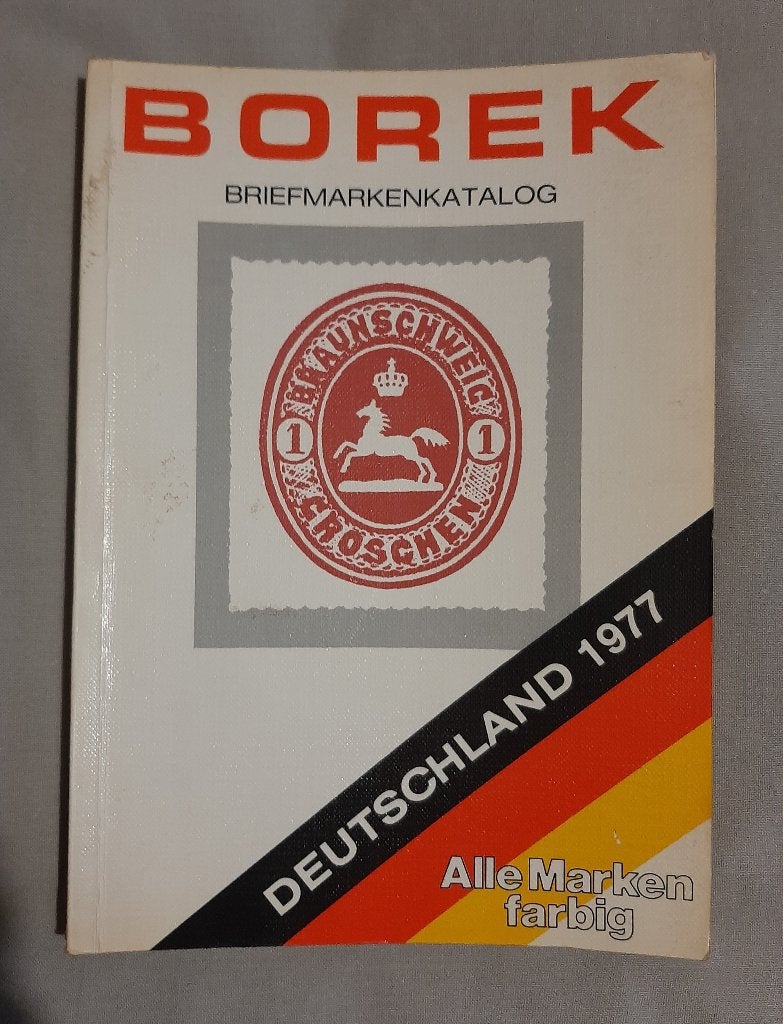 Borek Duitsland Postzegelcatalogus 1977 in Kleur veel foto's, Postzegels en Munten, Ophalen, Catalogus