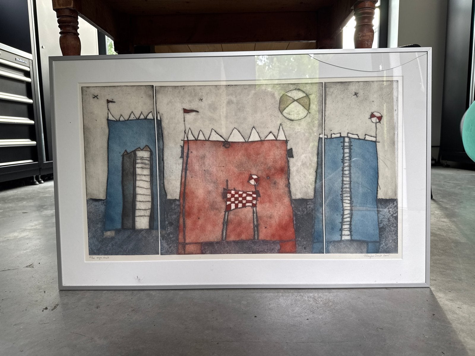 Marjan Smit - Eigen druk 2005 - 25/40 - 83x52 cm, Antiek en Kunst, Kunst | Etsen en Gravures, Ophalen of Verzenden, Overige technieken