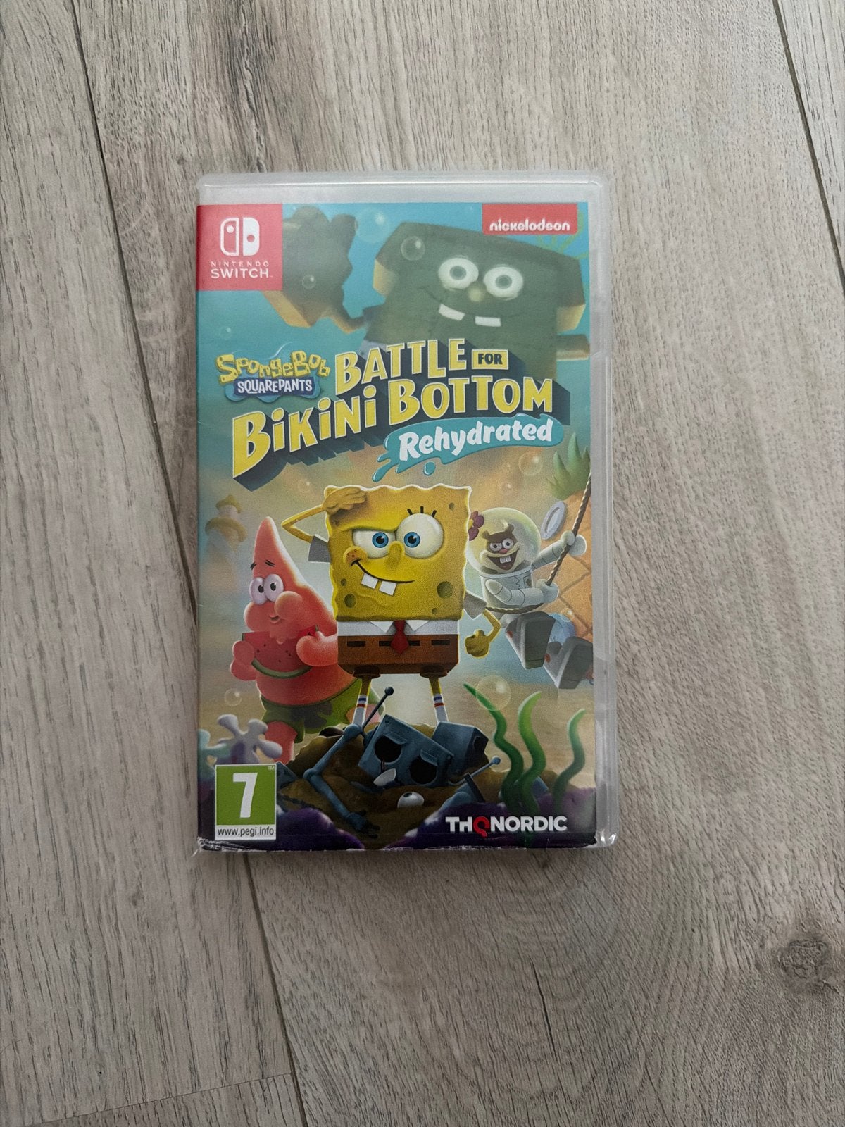 SpongeBob Battle for Bikini Bottom Rehydrated Switch, Ophalen of Verzenden, Zo goed als nieuw, Met games